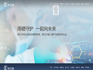 河南希百康健康产业有限公司企业官网开发
